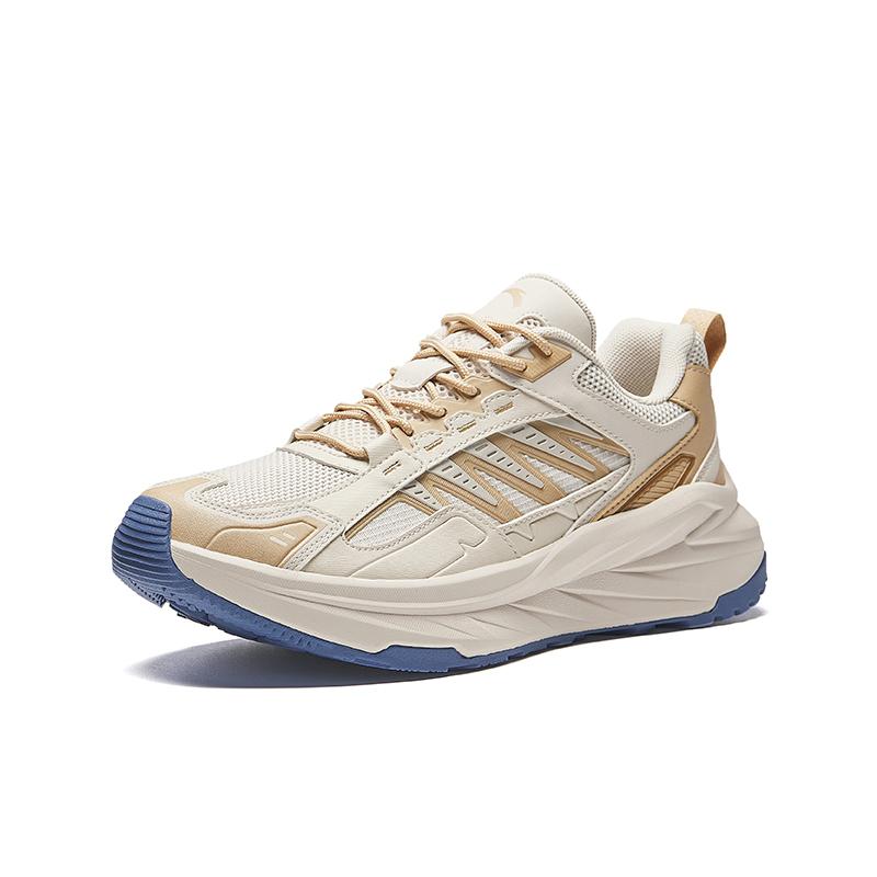 Anta Comfortable Versatile Non-Slip Wear-Resistant Low-Top Casual Running Shoes Men sneaker Light-Brown 912435507-3