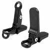 Foldable Bicycle Rear Foot Pegs Aluminum Alloy Passenger Footrests Pair with Anti Slip Surface Fits 9mm Rear Axle for Bikes
