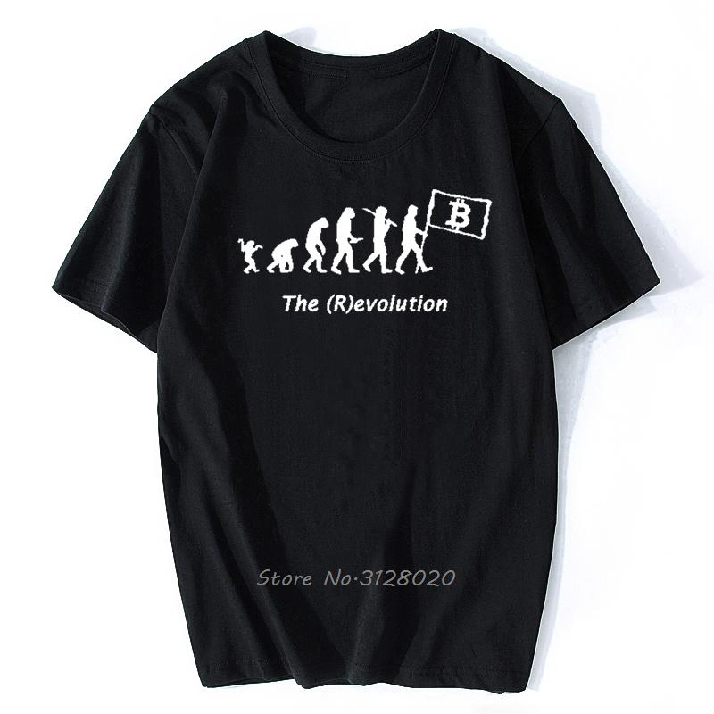 Bitcoin Shirt Cryptocurrency Crypto Miner Bitcoin BTC Crypto Design TShirt Men Cotton T Shirt Tees Streetwear Harajuku