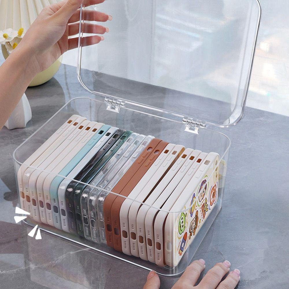 1Pcs Transparent Mask Storage Box Multipurpose Drug Storage Case  Pill Jewelery Earrings Cosmetics