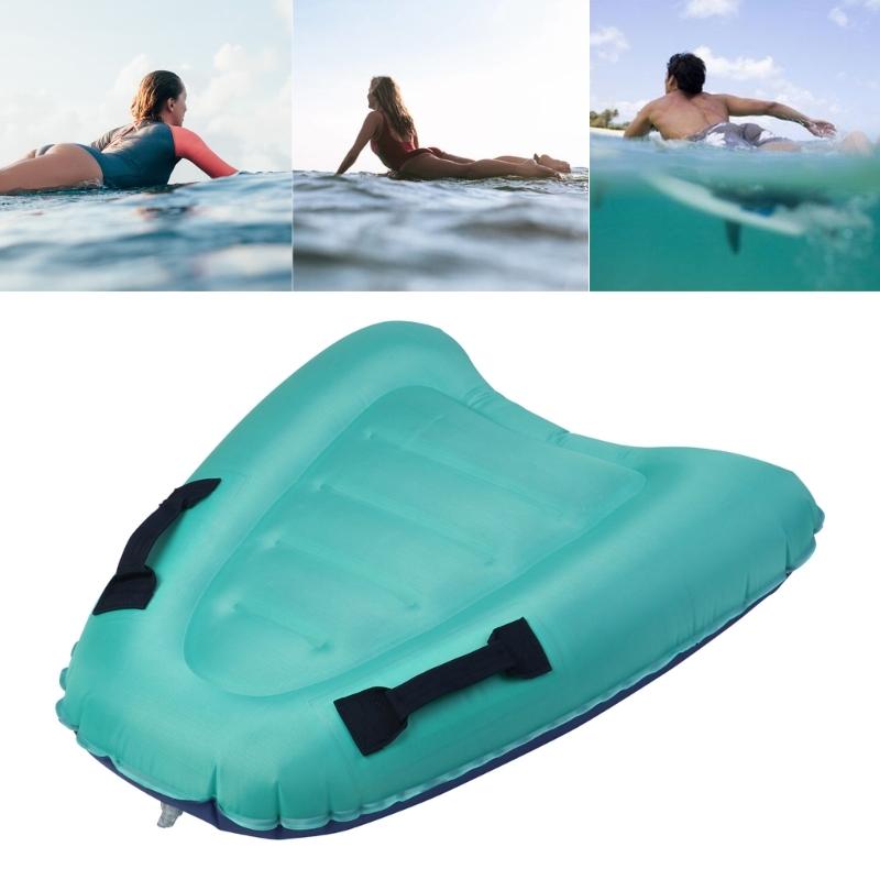 Outdoor Beach Floating Surfboard Pool Beach Pad with Handles Portable Bodyboard Water Sport Pool Surfboard Enduring