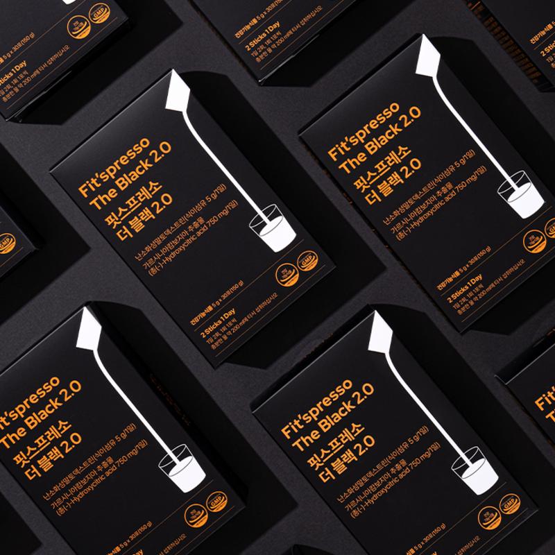 Jayu Cafe Fitspresso Diet Coffee The Black 2.0 Americano Flavor