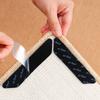 8PCS Non-Slip Rug Corner Grippers Reusable Carpet Anti-Slip Pads Fixed Stickers for Home Floor Mats Safety Patches for Rugs