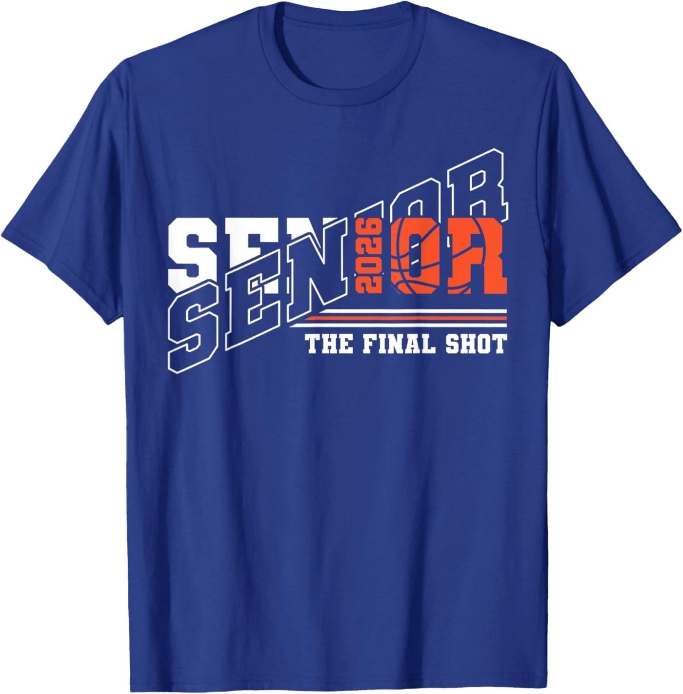 Senior Basketball Class of 2026 Crew Basketball Senior Night Unisex T-Shirt XL