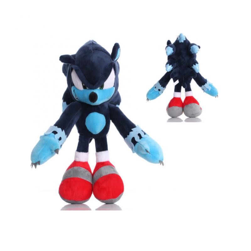 Sonic The Hedgehog Plush Dark Sonic Soft Toy Doll Kids Gift 30cm