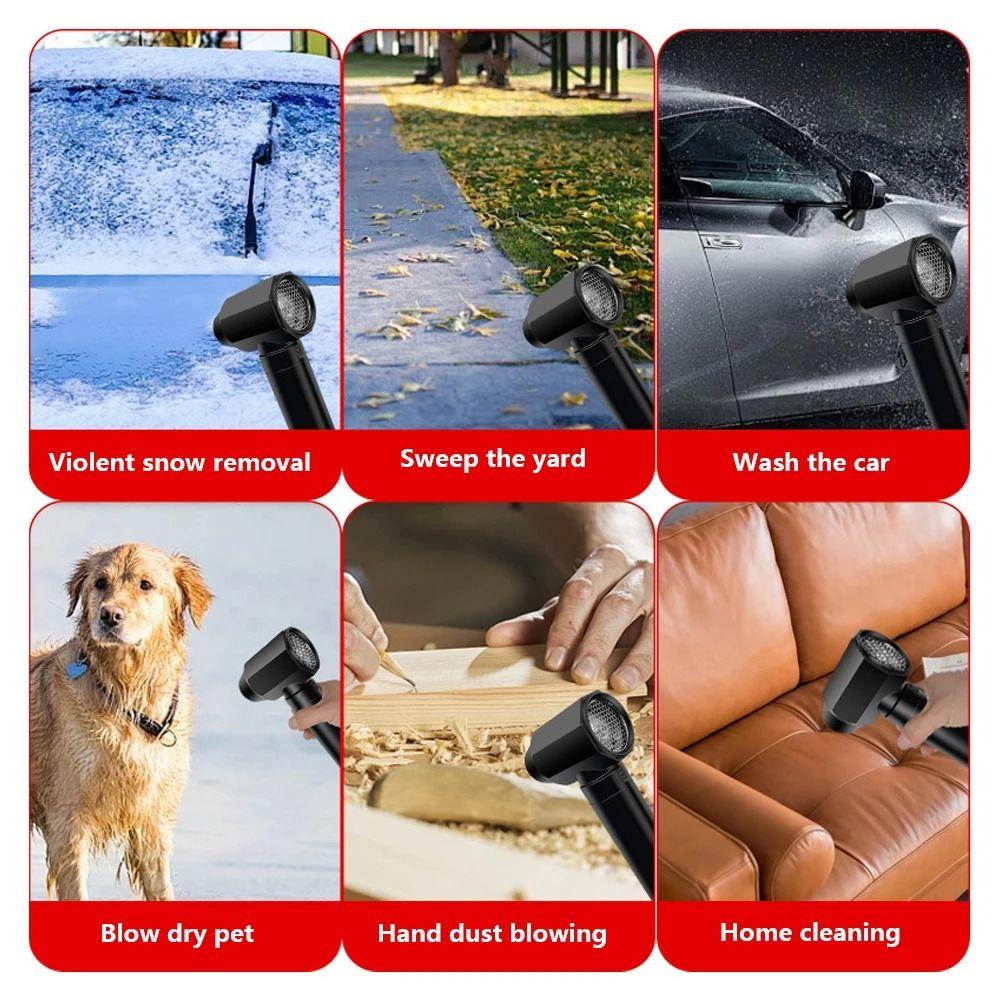 80000PRM Cordless Handheld Blower Brushless Motor Compressed Air Duster Car Clean