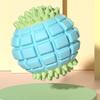 Squeaky Dog Ball Toy Spiky Textured Ball Dog Chew Toy Teeth Cleaning Toy for Dogs Outdoor Training Interactive Fetch Play