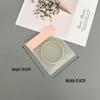 EVA 50 Silk Transparent Jewelry Storage Bag: Anti-Oxidation Seal for Earrings, Necklaces, Bracelets