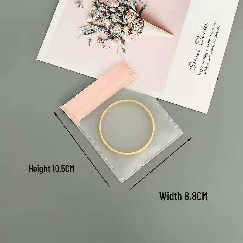 EVA 50 Silk Transparent Jewelry Storage Bag: Anti-Oxidation Seal for Earrings, Necklaces, Bracelets