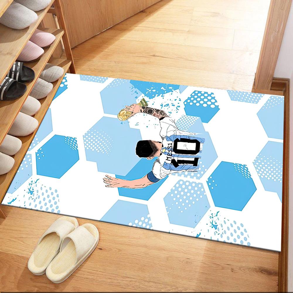Argentina Football Celebration Square rugs are a great choice for living rooms, bedrooms, home décor, and as gifts.