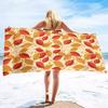 Red Maple Leaf Print Beach Towel Oversized Adults Sand Free Quick Dry Beach Towel Big Bath Towels Travel Accessories Large Towel