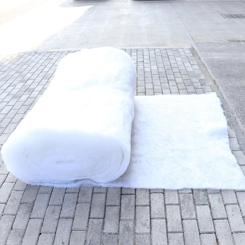 

24TE Xmas Snow Blanket Fluffy Snow Cover Artificial Cotton Blanket for Christmas Tree CN
