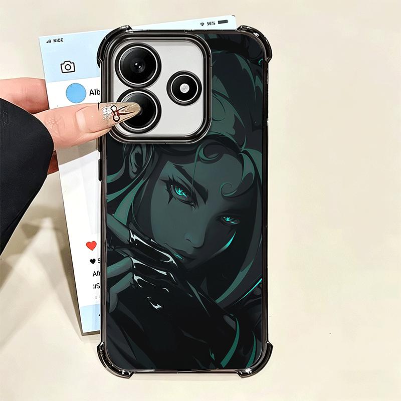 V-Valorant Spiel Schwarze Coole Weiche Handyhülle Für Xiaomi Poco X7 X8 Pro Max X6 X5 X3 F8 Ultra F7 M8 M7 M5S Redmi 15C 15A 15 14C 13C