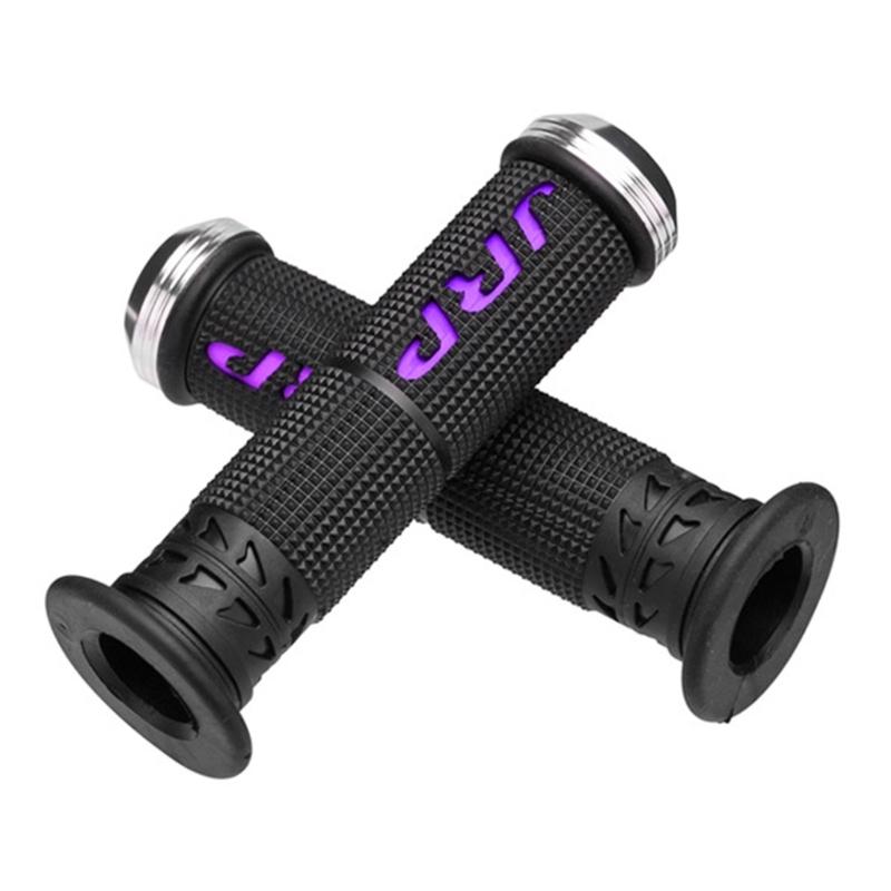 Lightweight Aluminum Motorbike Hand Grips with Ergonomic Curves for Reduced Fatigue During Long Rides Improved Stability