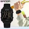 SANDA New Style Fashion Electronic Watch Men and Women Students 5ATM Waterproof LED Luminous Multifunctional Unisex Sports Watch