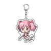 Anime Acrylic Keychain Puella Magi Madoka Magica Character Pendant Keyring for Bag Cosplay Gifts