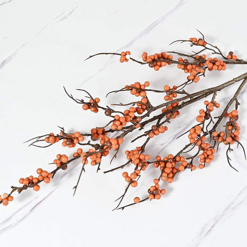 Simulation Dry Burning Flower Series Bean Branch Berry Branch Dried Flower Ins Wind Home Decoration