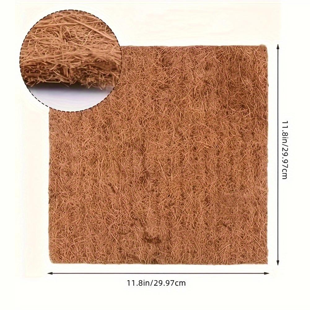 25cm/30cm Coconut Fiber Chicken Nesting Pad Washable Hen Nest Mat Thick Shock Absorbing Soft Egg Laying Mat for Poultry Coop Nesting Box