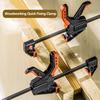 1Pc Quick Ratchet F Clamp Heavy Duty Wood Working Work Bar Clamp Clip Kit Ratchet Release Sergeants for Carpentry DIY Hand Tools