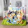 Bluey Puppy Bond. Blanket Durable Comfort Suitable for Sofa Seaside Bed All-Season Use Stylish Decor Ideal Gift For Birthday Valentine'S Day
