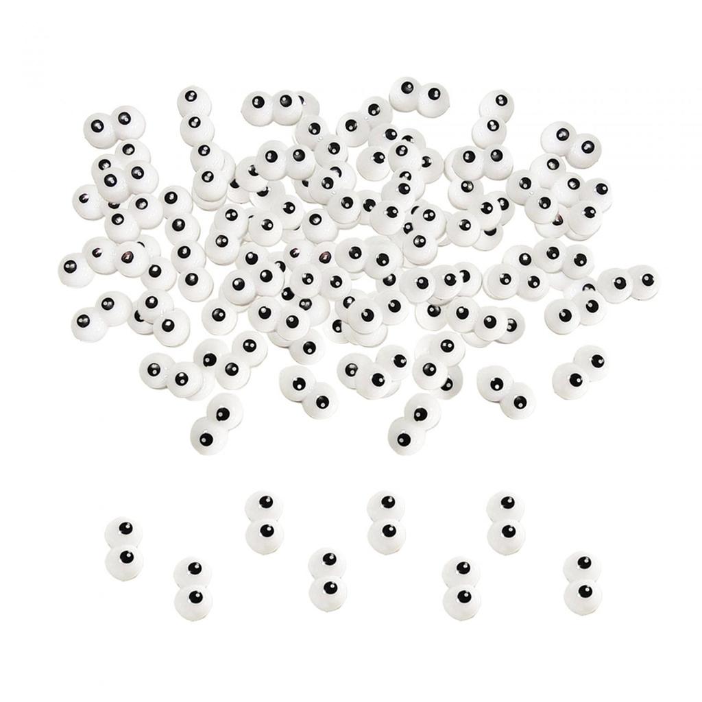 100 Pieces Siamese Eye Accessories Projects Plush Doll Accessory Supplies DIY Eyeballs Cartoon Sewing Doll Playset Accessories