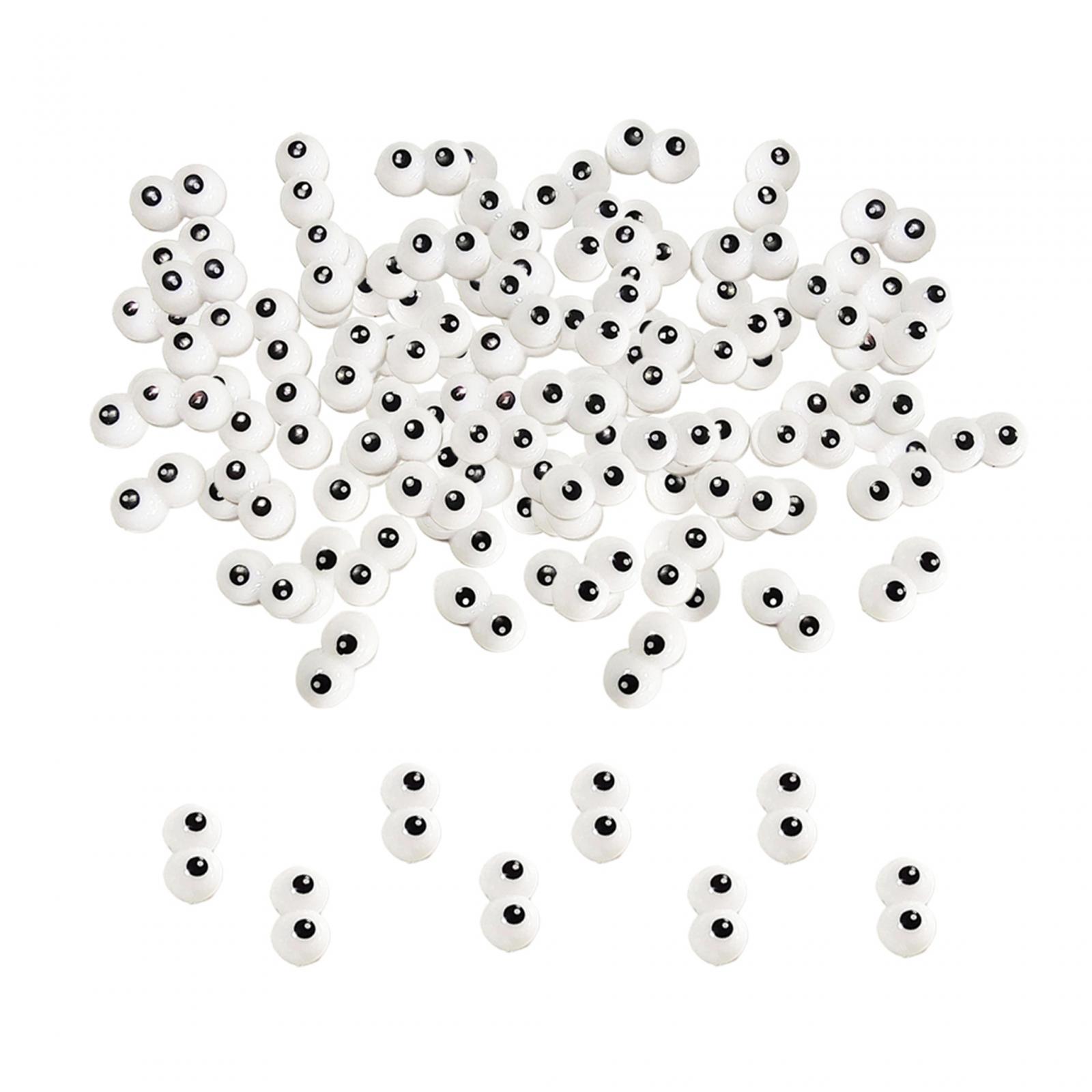 

100 Pieces Siamese Eye Accessories Projects Plush Doll Accessory Supplies DIY Eyeballs Cartoon Sewing Doll Playset Accessories