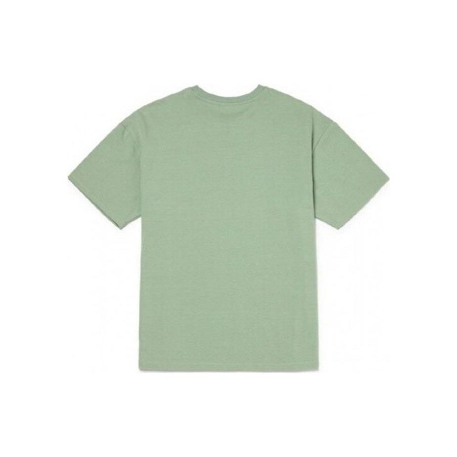 Vans Solid Color Left Chest Logo Printed Short Sleeve T-Shirt Men Tops Basil VN0A5F5ME0K
