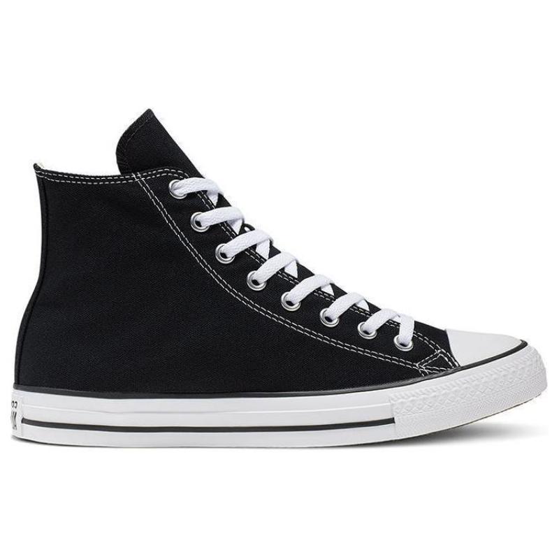 Converse Chuck Taylor All Star round-toe lace-up high-top canvas shoes unisex black