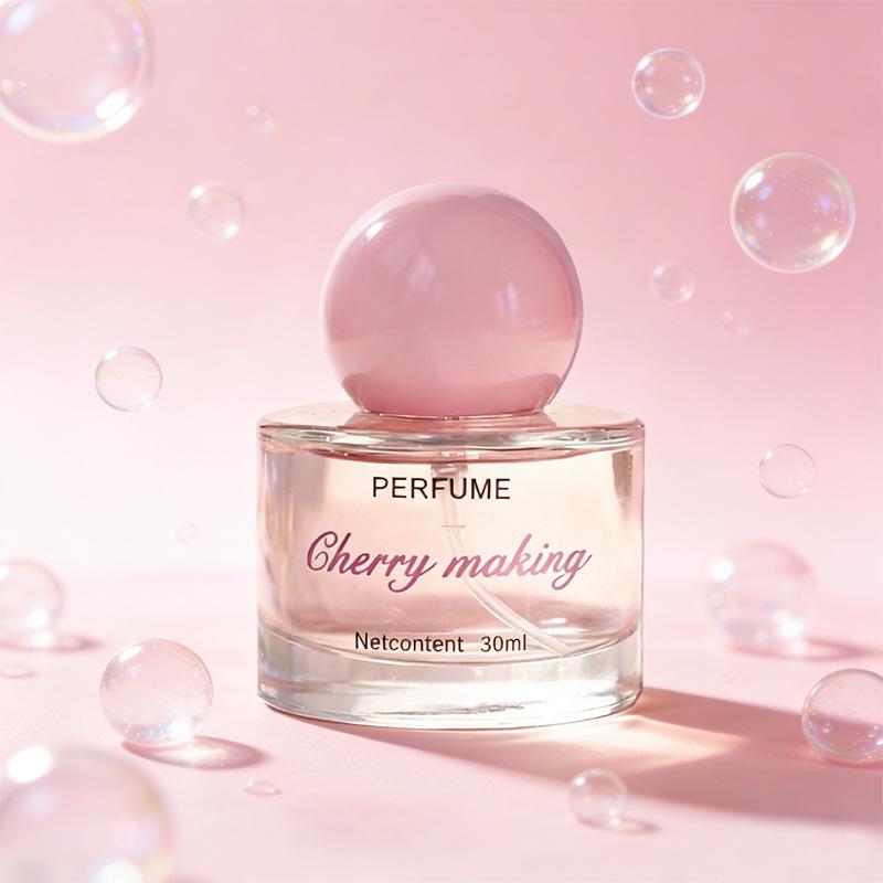 Elegant Paris Cherry Rose Women s Long-Lasting Fresh Light Perfume 30ml