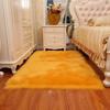 Alfombra Redonda de Felpa Mejorada de Imitación de Lana para Sala de Estar, Dormitorio o Uso como Esterilla de Yoga