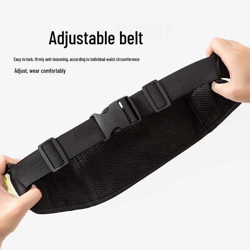 Waterproof Shockproof Fitness Waist Bag for Cycling & Running with Phone Holder & Bottle Space