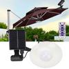 Solar Umbrella Lights Solar Powered LED Patio Umbrella Lights 1.2W Remote Control 3 Color Temperature Power Display for Garden Camping