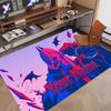 Custom Name Crystal Velvet Rug,Chainsaw Man Comfortable Anti Slip Floor Mat For Room Decoration