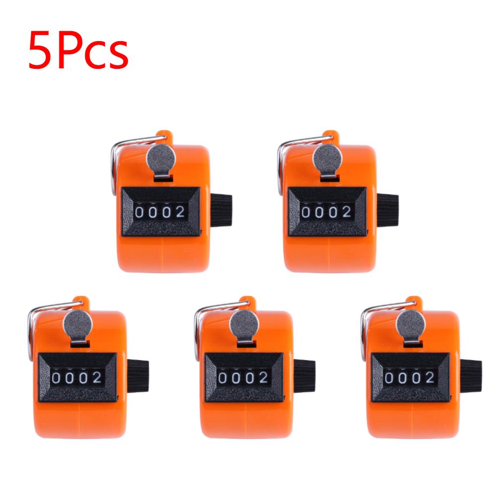 Handheld 4 Digital Tally Counter Mechanical Manual Palm Clicker Number Count Assorted Tally Counter Number Count