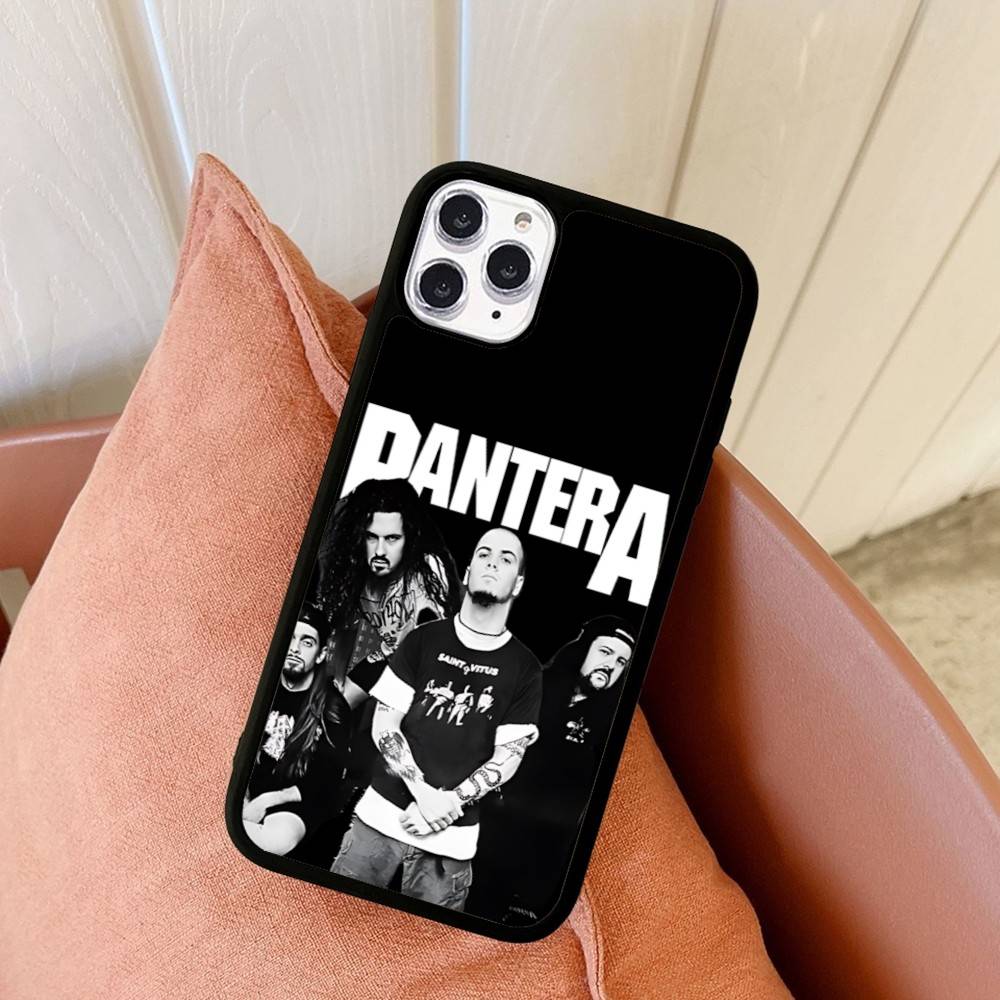 

Dark Heavy Metal Rock P-PanteraS Band For IPhone 11 12 13 14 15 16 17 Pro Max Plus TPU+PC Shockproof Back Phone Cases iPhone 14