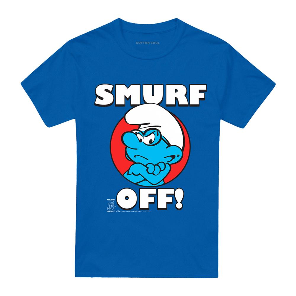 The Smurfs Unisex Adult Off! Ringspun Cotton T-Shirt