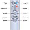 Replacement Remote Control fit for Dyson HP02 HP03 Hot + Cool Pure Air Purifier Heater Fan (Silver)