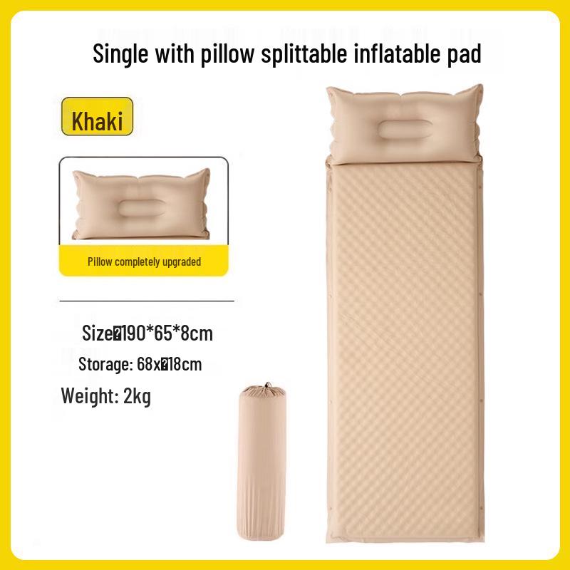 Automatic Inflatable Camping Air Mattress - Portable, Moisture-Proof Sleeping Pad for Outdoor and Home Use