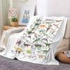 Park Dinosaur Jurassic Blanket Flannel Winter Bed Sofa Blanket Room Decoration