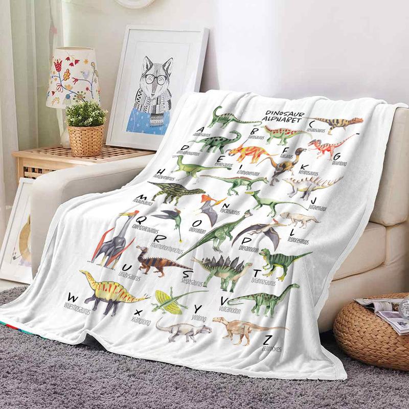 Park Dinosaur Jurassic Blanket Flannel Winter Bed Sofa Blanket Room Decoration