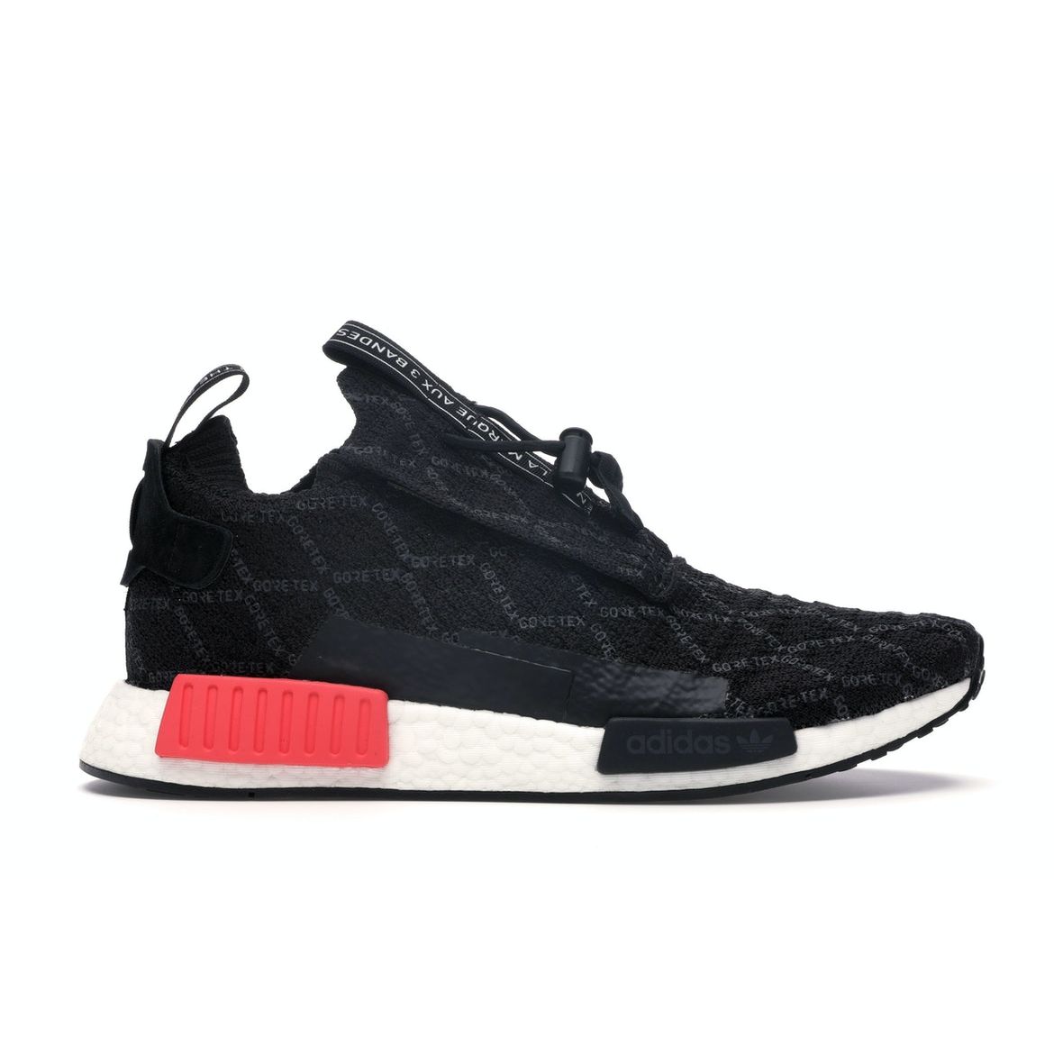 

Adidas NMD_TS1 Primeknit GTX Core Черные мужские кроссовки Carbon Shock-Red BD8078