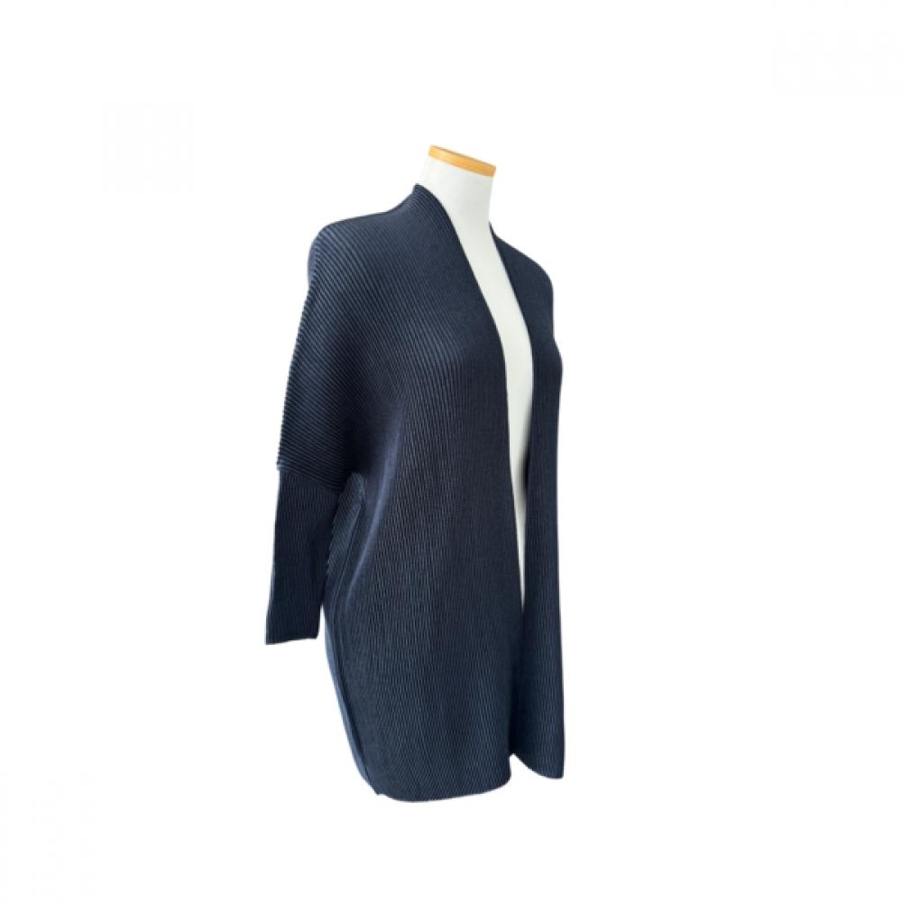 Spicio Pleats Open Long Cardigan 451 466