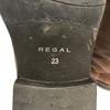 Regal Leder Lange Stiefel 23.0 Braun Strukturiertes Leder(GEBRAUCHT)
