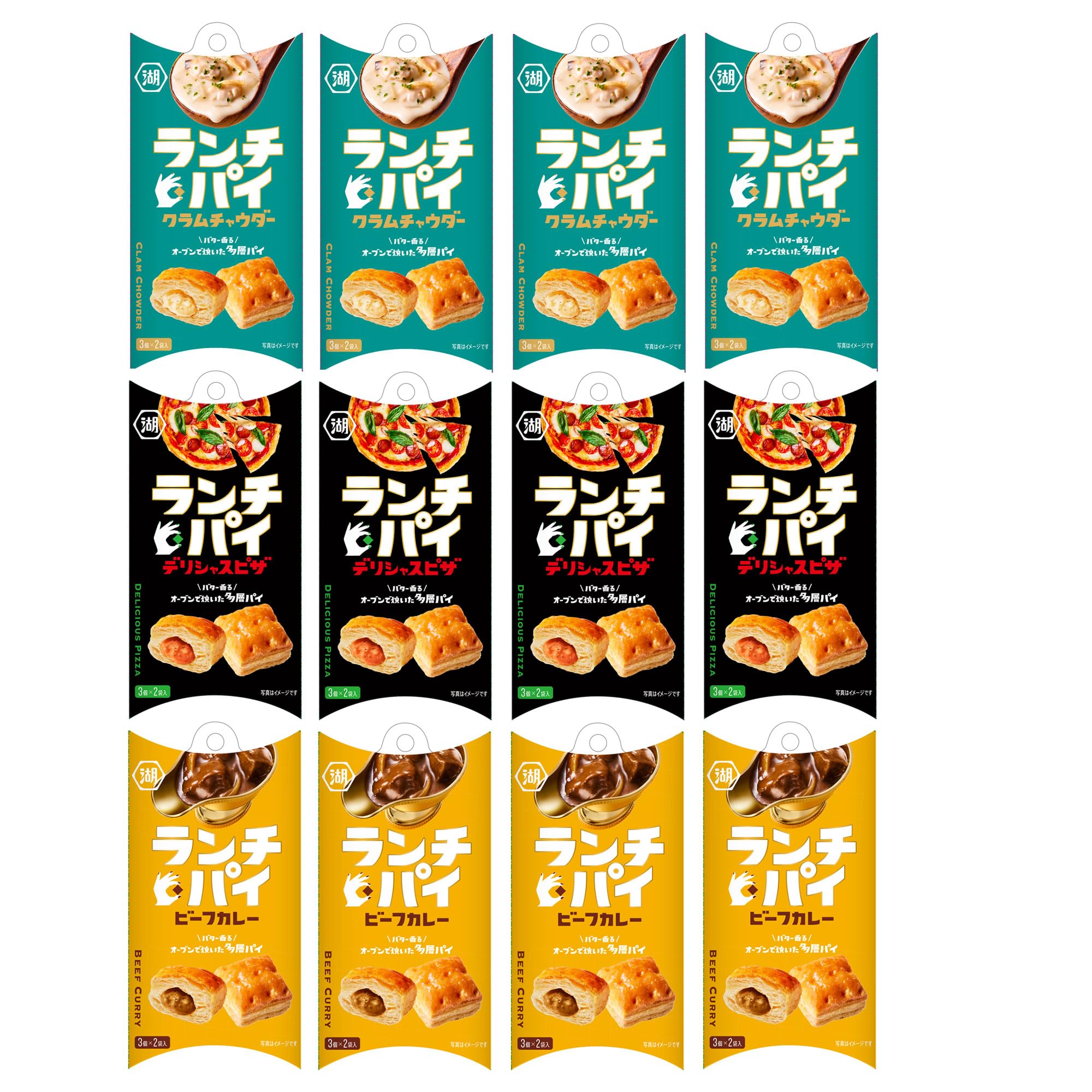 

Koikeya Lunch Pie 12 Boxes in Total 3-Type Assortment,