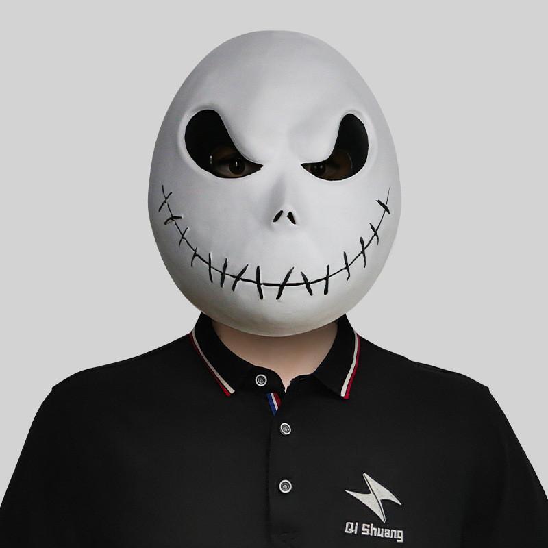 

Кошмар Перед Рождеством Маска Джека Скеллингтона Реквизит для Хэллоуина Косплей серый