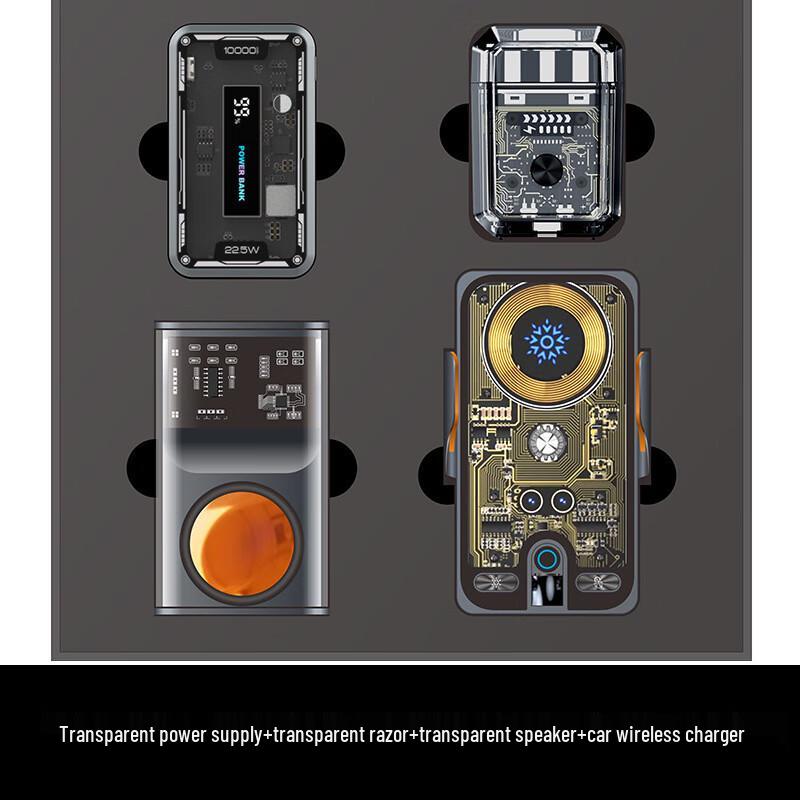 Transparent Tech Business Gift Set