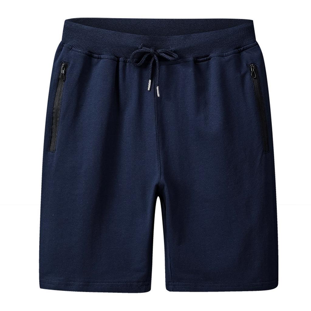 Men's Casual Workwear Distressed Drawstring Multi-pocket Straight-leg Trousers
