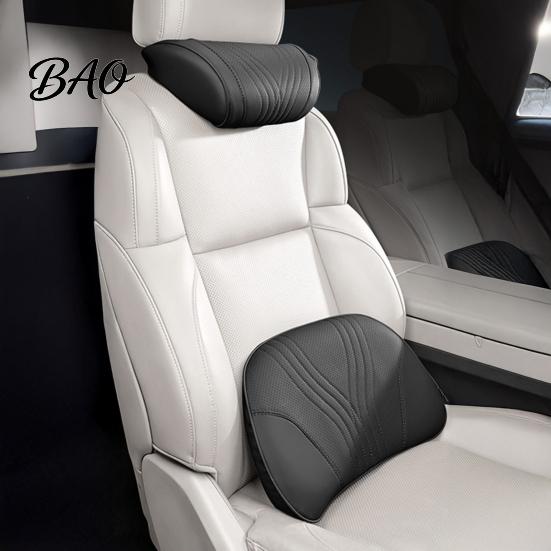 Car Neck Support Pillow Headrest for Support, Memory Foam with Supportive Adjustable Strap, Universal Ergonomic Lumbar Cushion Auto Truck SUV Rest