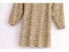 2024 Winter Women's Sequin Embellished Round Neck Long Sleeve Dress - European & American Style