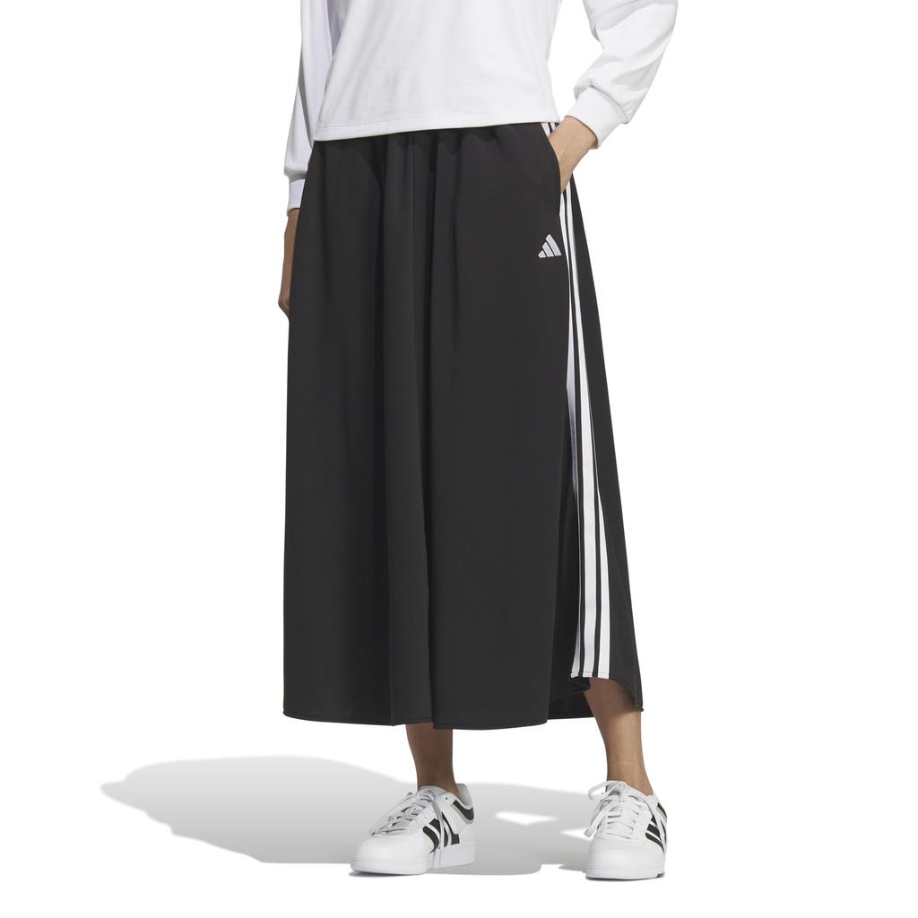 Adidas KN Black Size 2L Must-Have 3-Stripes Skirt, Women's SH903, (KA0962),